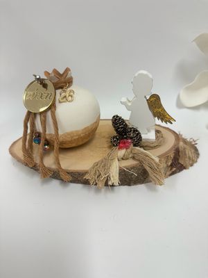 Glücksbringer Granatapfel mit Engel