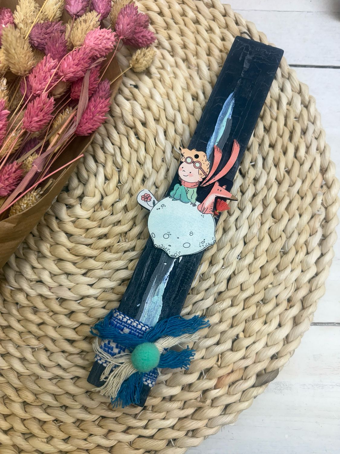 Osterkerze kleiner Prinz