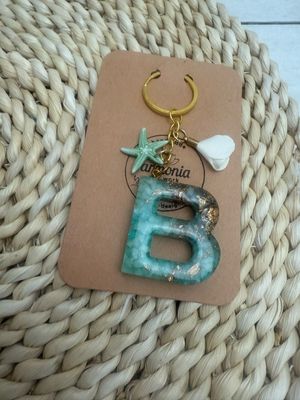 Schlüsselanhänger, Türkis, B