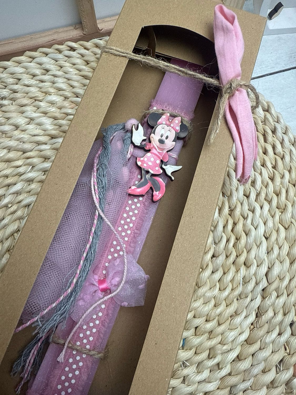 Osterkerze, Minie Rosé Osterkerze, Minie Rosé