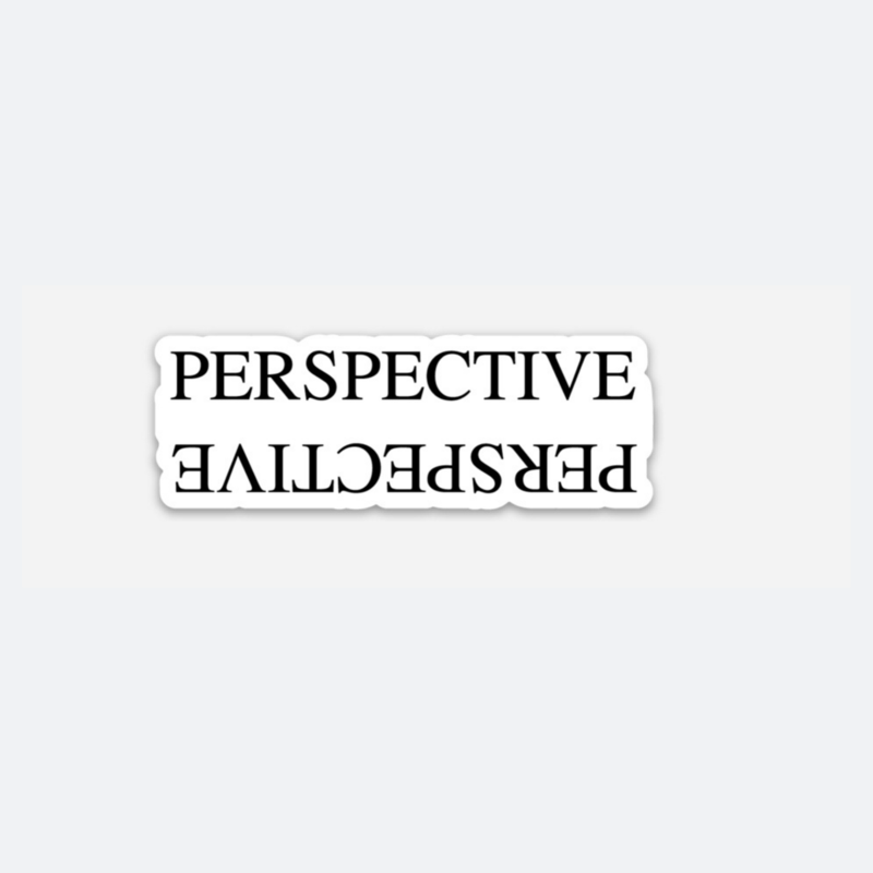 "Perspective" Sticker