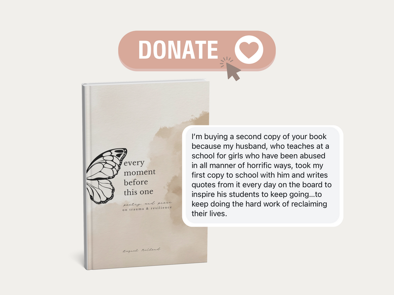 DONATE a copy of every moment before this one