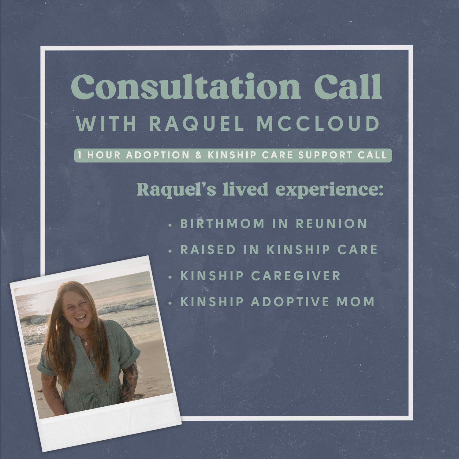 1 hour Consultation Call with Raquel McCloud