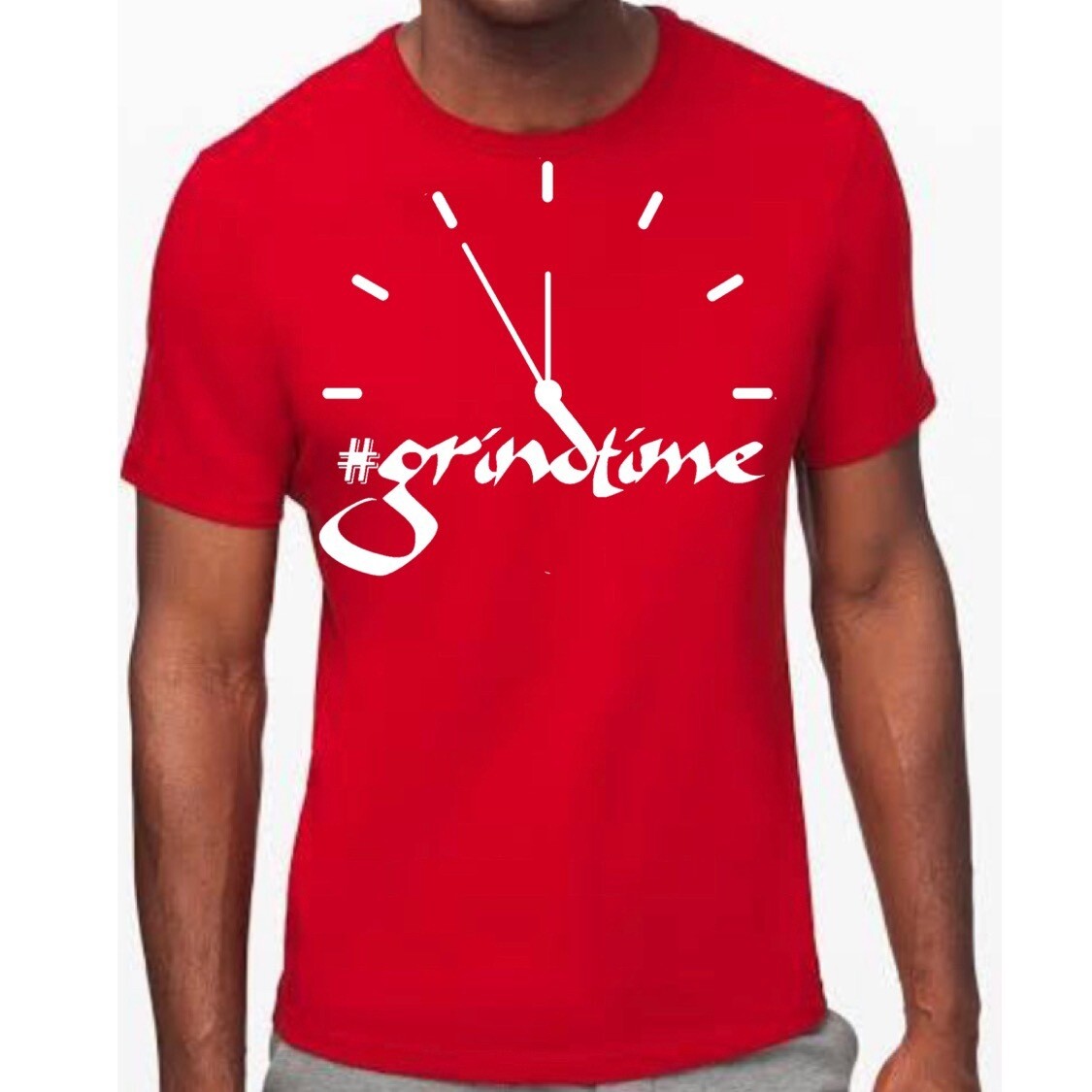 Red/white Grindtime Tee