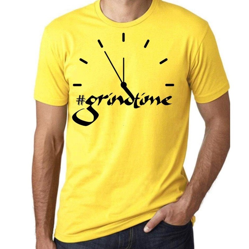 Yellow/black Grindtime Tee