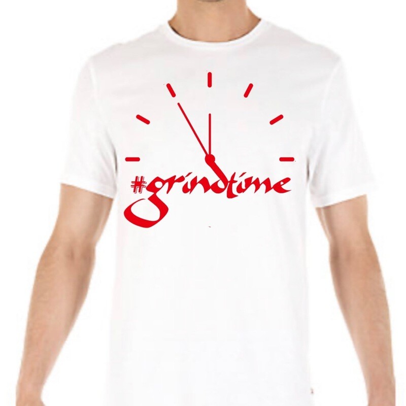 White/red Grindtime Tee