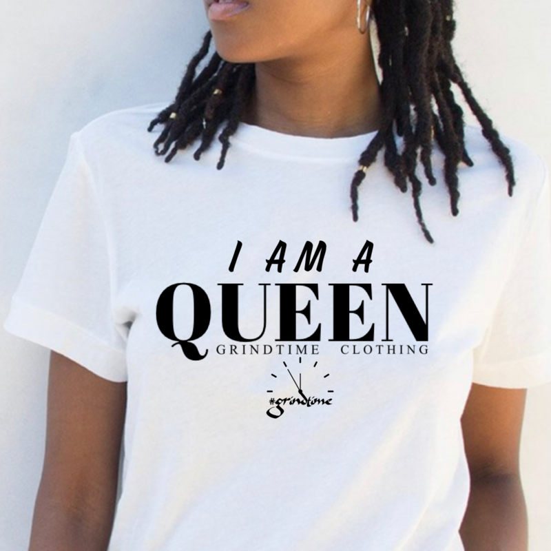 White/black I Am Queen