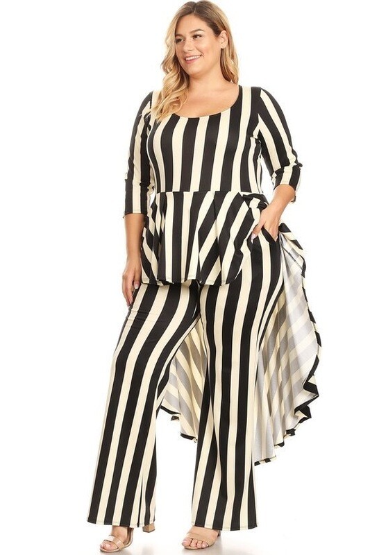 matching wide leg pants and top