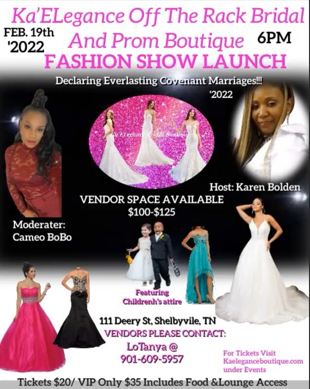Ka’ELegance Off The Rack Bridal And Prom Boutique Fashion Show Launch