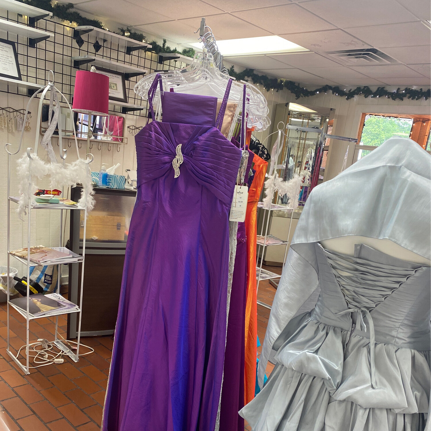 Gorgeous Purple Sheen Dress