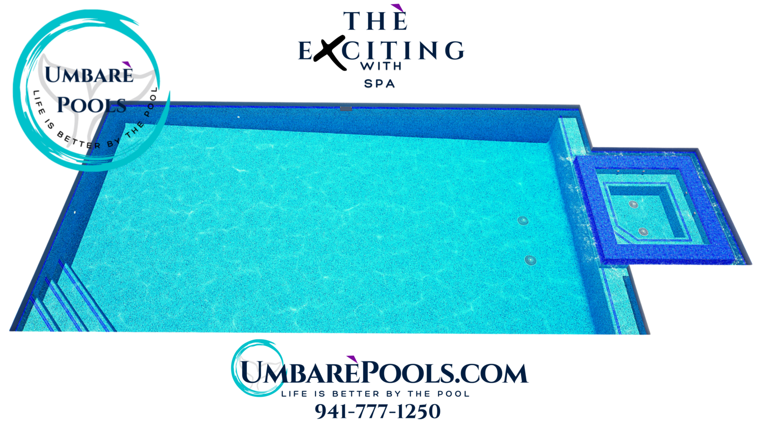 The Exciting Pool with Spa