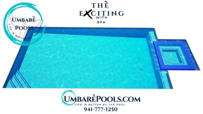 The Exciting Pool with Spa