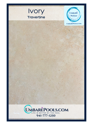 Pool Deck Travertine Pavers Color Selection