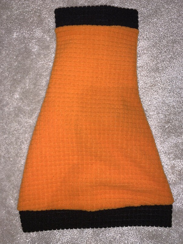 Atrayu Line Fleece Lace -Orange &amp; Black 