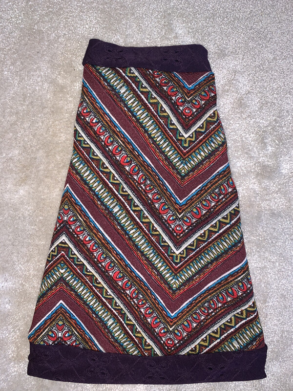 Boho Chevron W Lace Trim (Large)