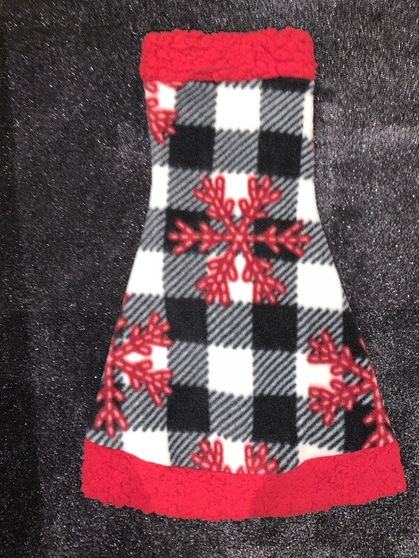 Holiday Buffalo Check W Sherpa Trim 