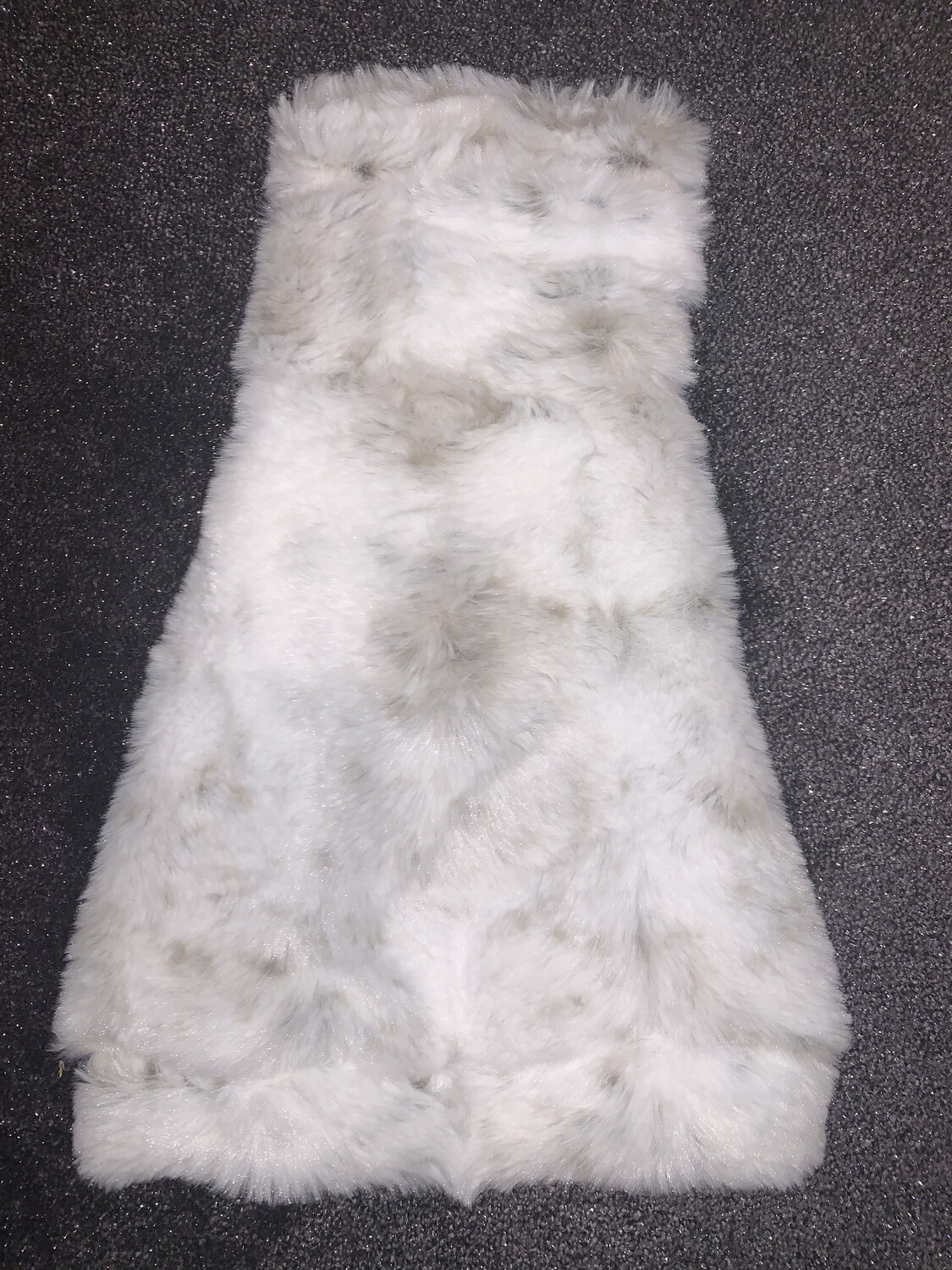 Fuzzy Bunny Snow Leopard Faux Fur 