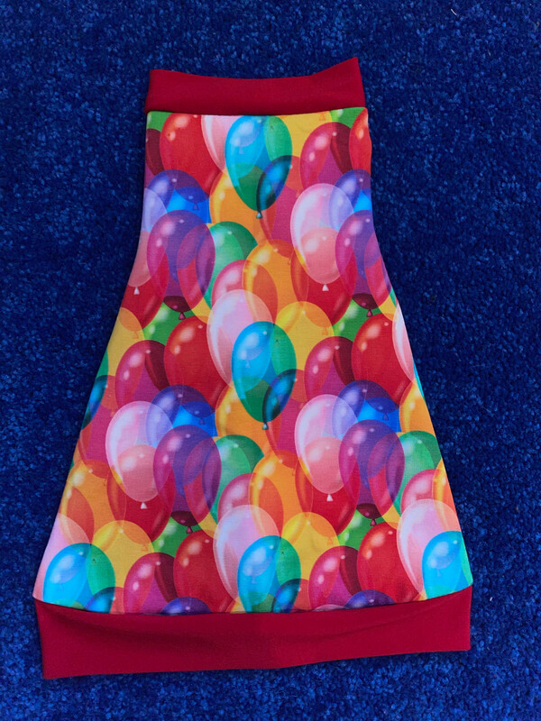 Birthday Suit With Red Trim