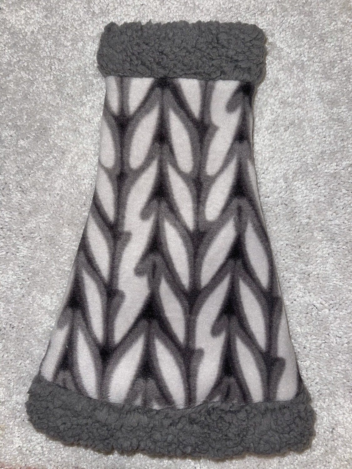 Knit W Sherpa Trim