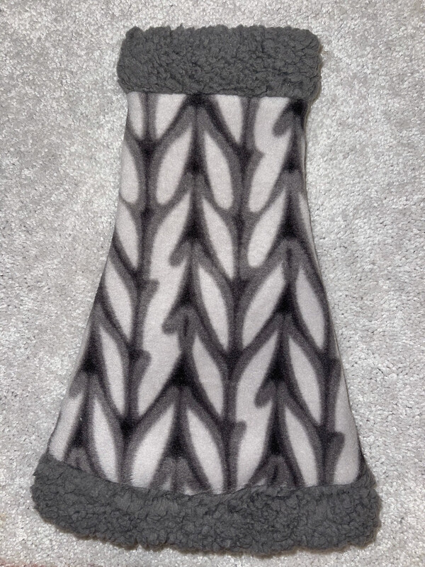 Knit W Sherpa Trim