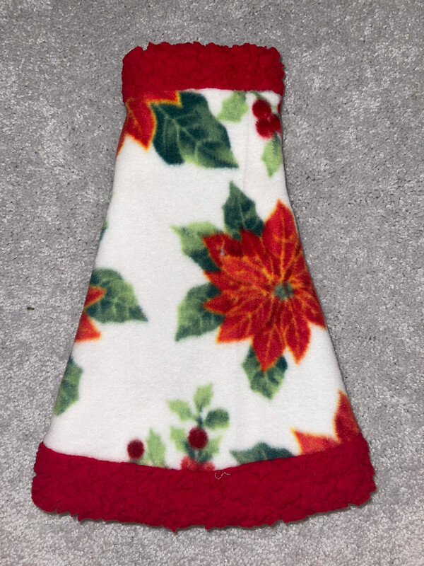 Fleece Navidad W Red Sherpa Trim