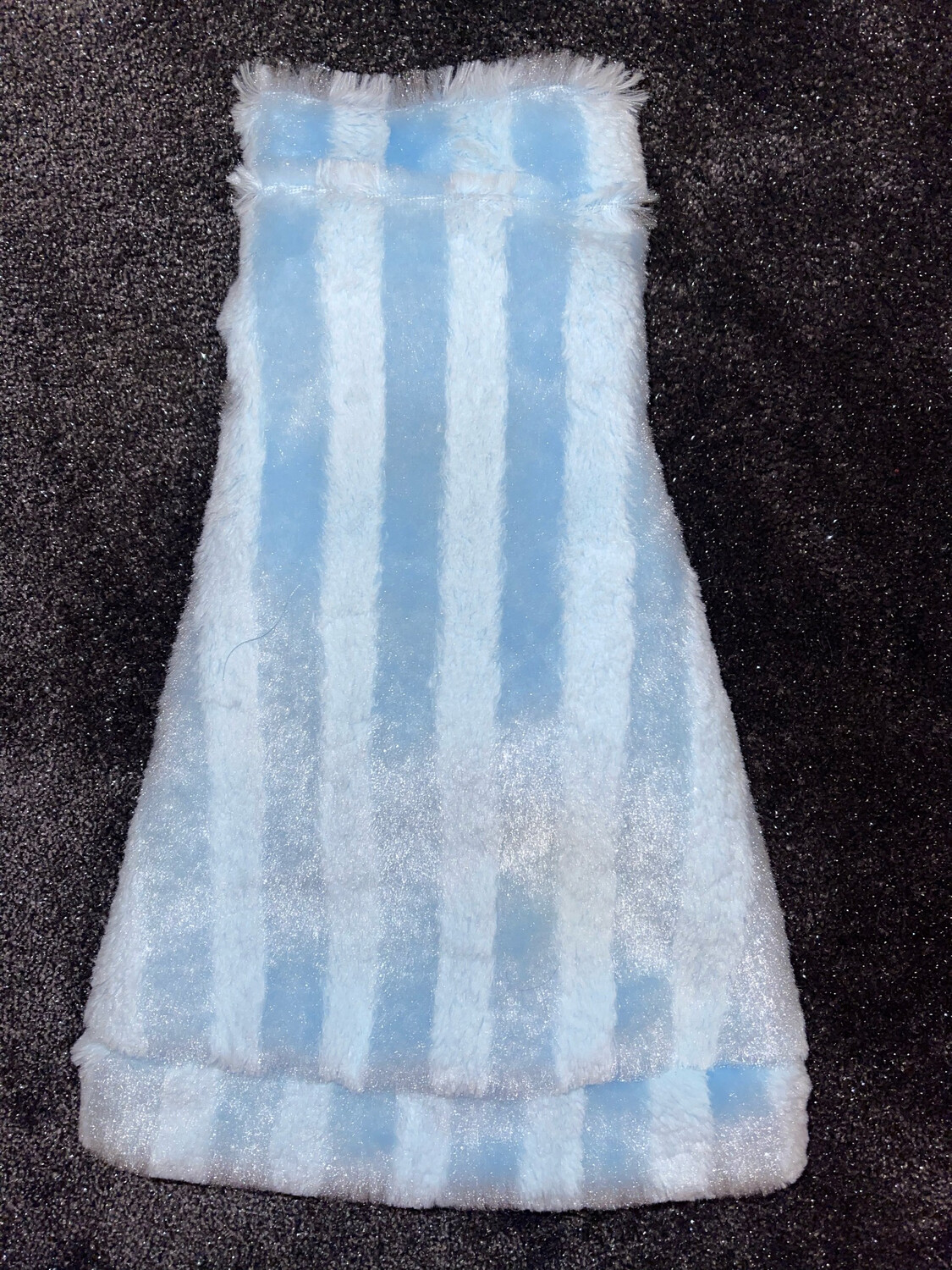 Fuzzy Bunny - Cotton Candy Blue Stripe (medium)