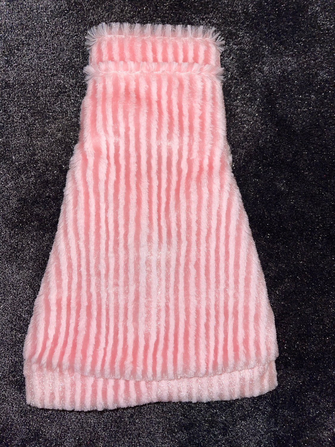 Fuzzy Bunny Candy Pink Stripes