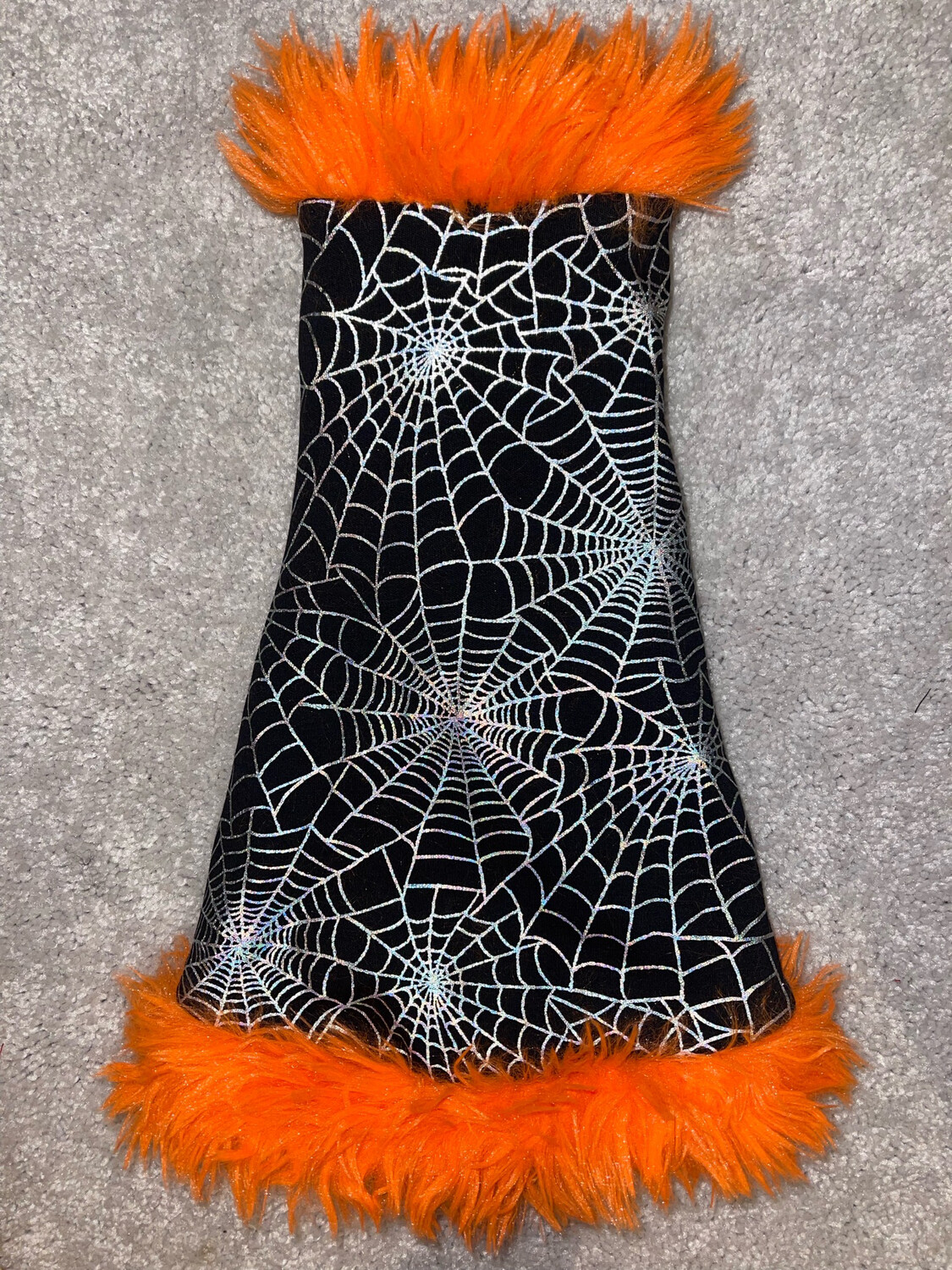 Venom W Orange Faux Fur Trim