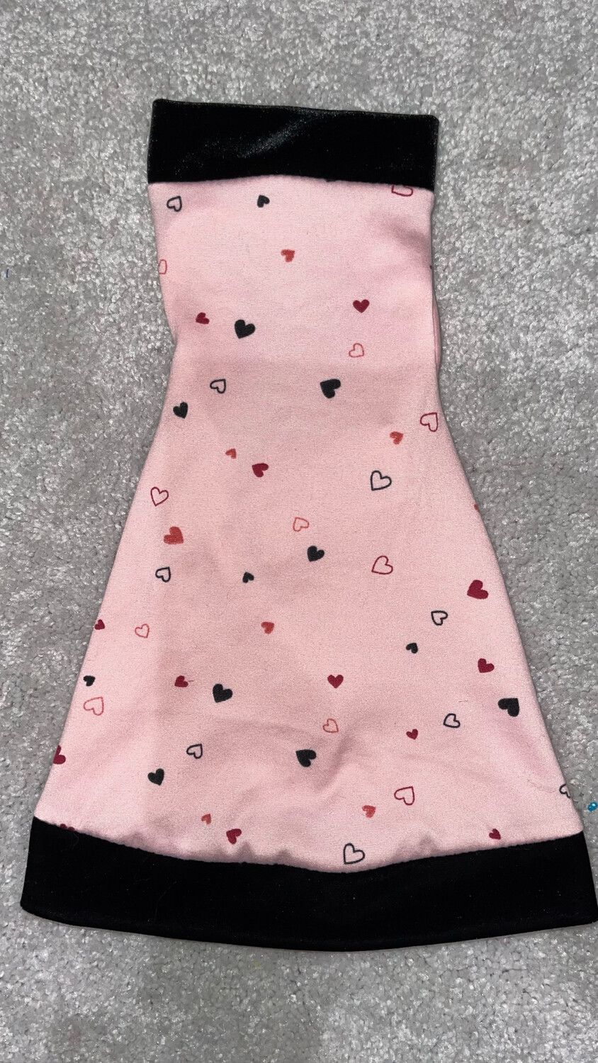 Two Of Hearts W Velvet Trim
