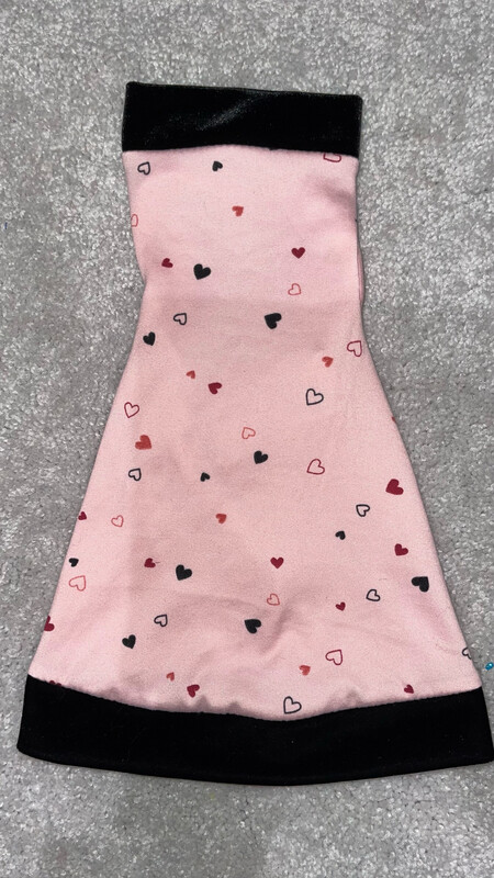 Two Of Hearts W Velvet Trim