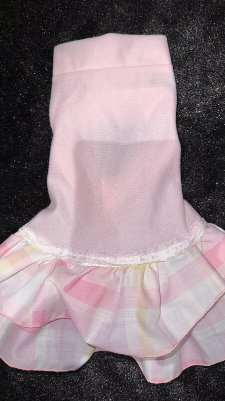 Pretty In Pink Dress W Bow (Large)