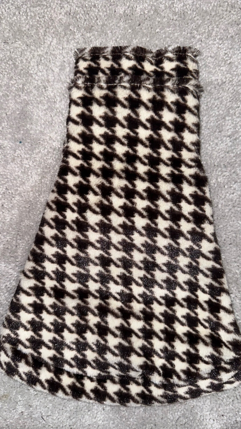 Fuzzy Bunny Houndstooth Fur