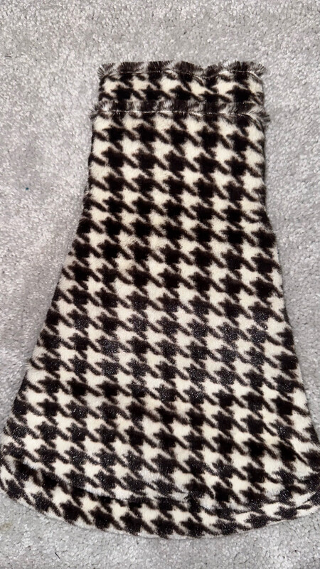 Fuzzy Bunny Houndstooth Fur