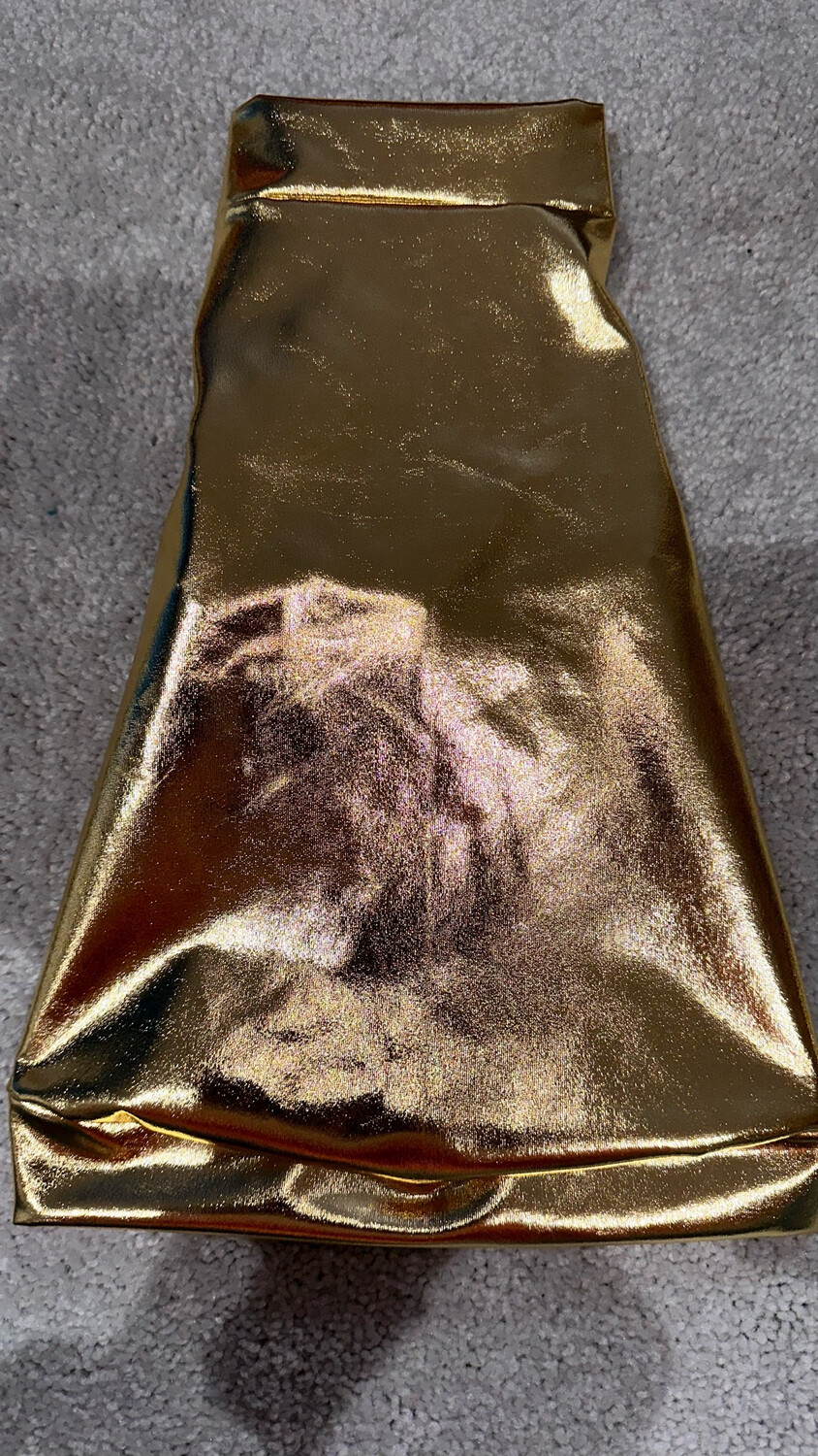 Gold Tuxedo W Shiny Green Bowtie