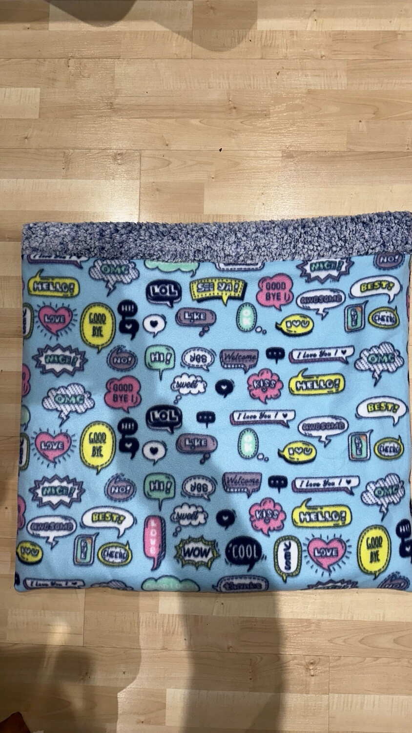 Sleeping Sack Text Me Fleece W Sherpa Lining (Extra large)