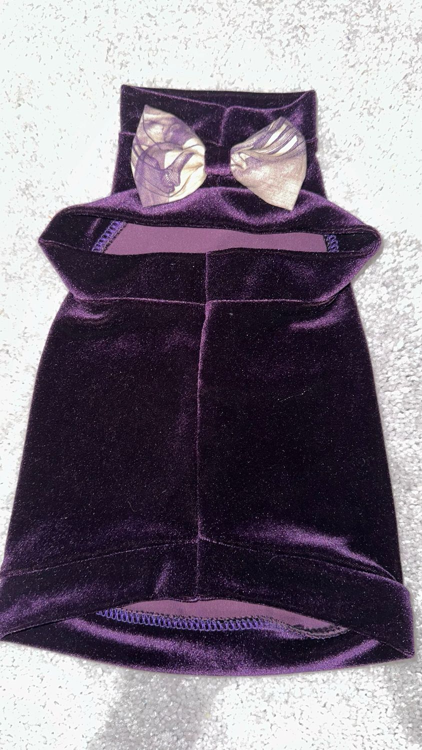 Purple Velvet Anatomy Tuxedo