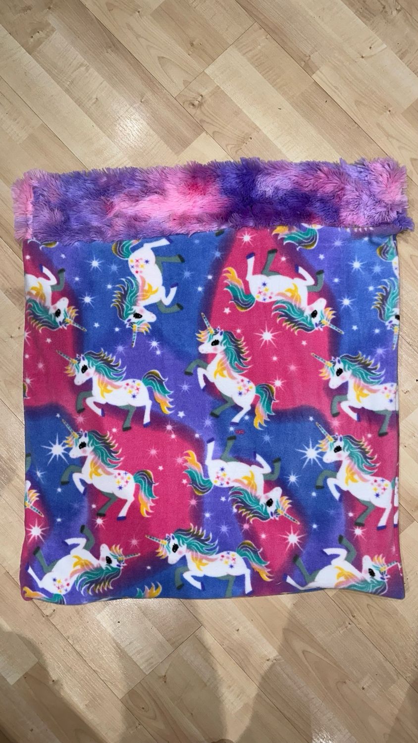 Sleeping Sack Prancing Queen Fleece W Faux Fur Lining (Large)