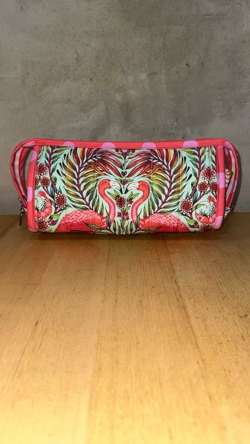 Pink Flamingo Zipper Bag