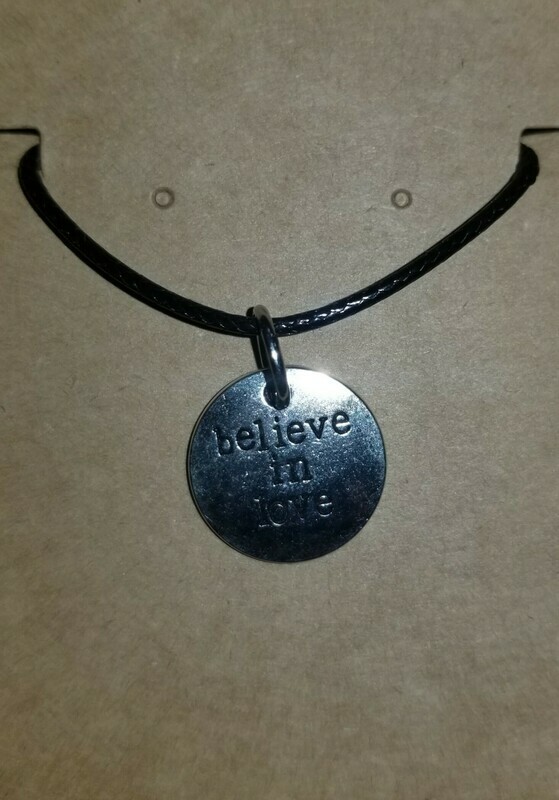 Believe In Love Inspiration Pendant