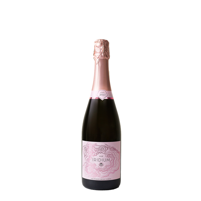 IRIDIUM Colli Piacentini Denominazione di Origine Controllata Pinot Nero - Vino Spumante Brut Rosé - Metodo Classico