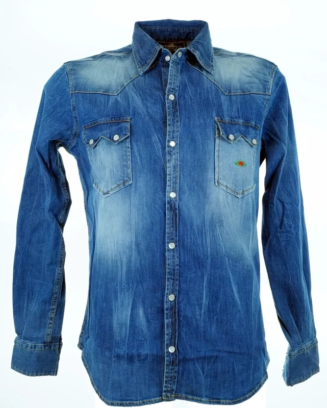 CAMICIA DI JEANS UOMO MODELLO BLUE SKY