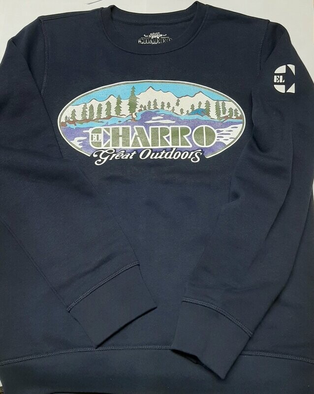 FELPA GIROCOLLO EL CHARRO OUTDOORS IN VARI COLORI