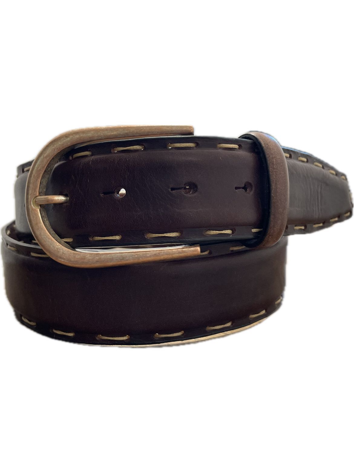 CINTURA CHARRO 478 CUOIO INFILATO A MANO