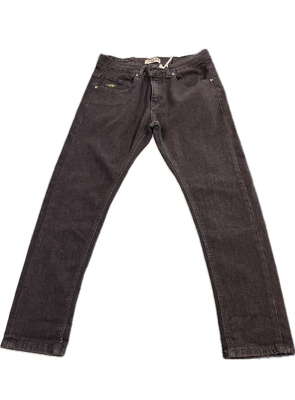 EC124 JEANS EL CHARRO BLACK COLOR MADE IN ITALY