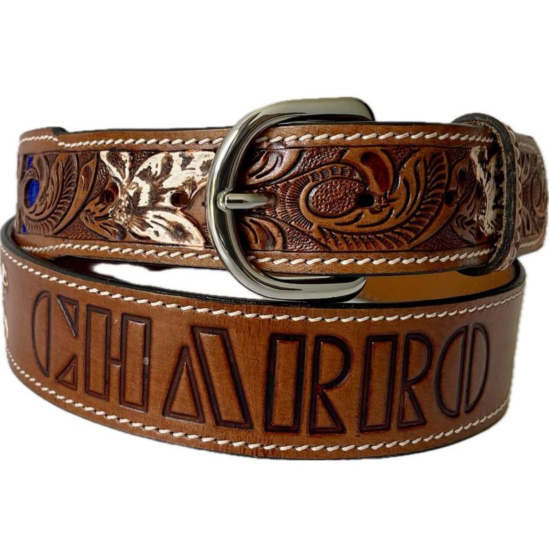 CINTURA EL CHARRO E133, CON INTAGLIO FLOREALE