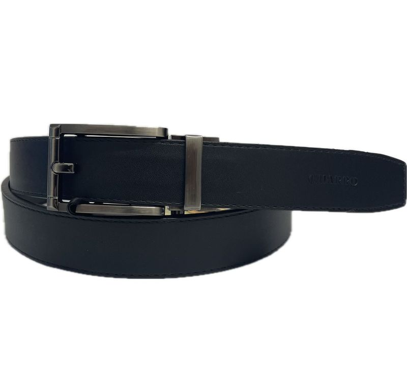 C5002 CINTURA CHARRO IN TPU MECCANISMO A SCORRIMENTO SENZA ARDIGLIONE COLORE NERO FIBBIA CANNA FUCILE LUCIDA