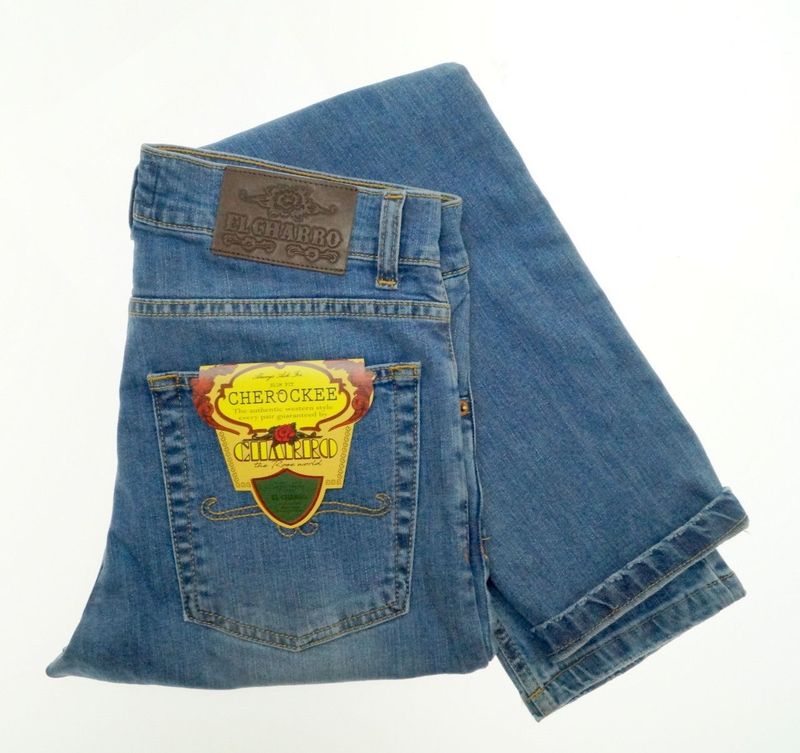 E0132 JEANS EL CHARRO LAVAGGIO CHIARO