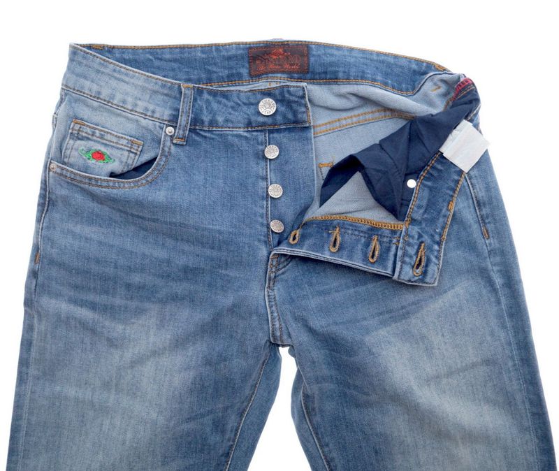 E0143 JEANS EL CHARRO LAVAGGIO CHIARO