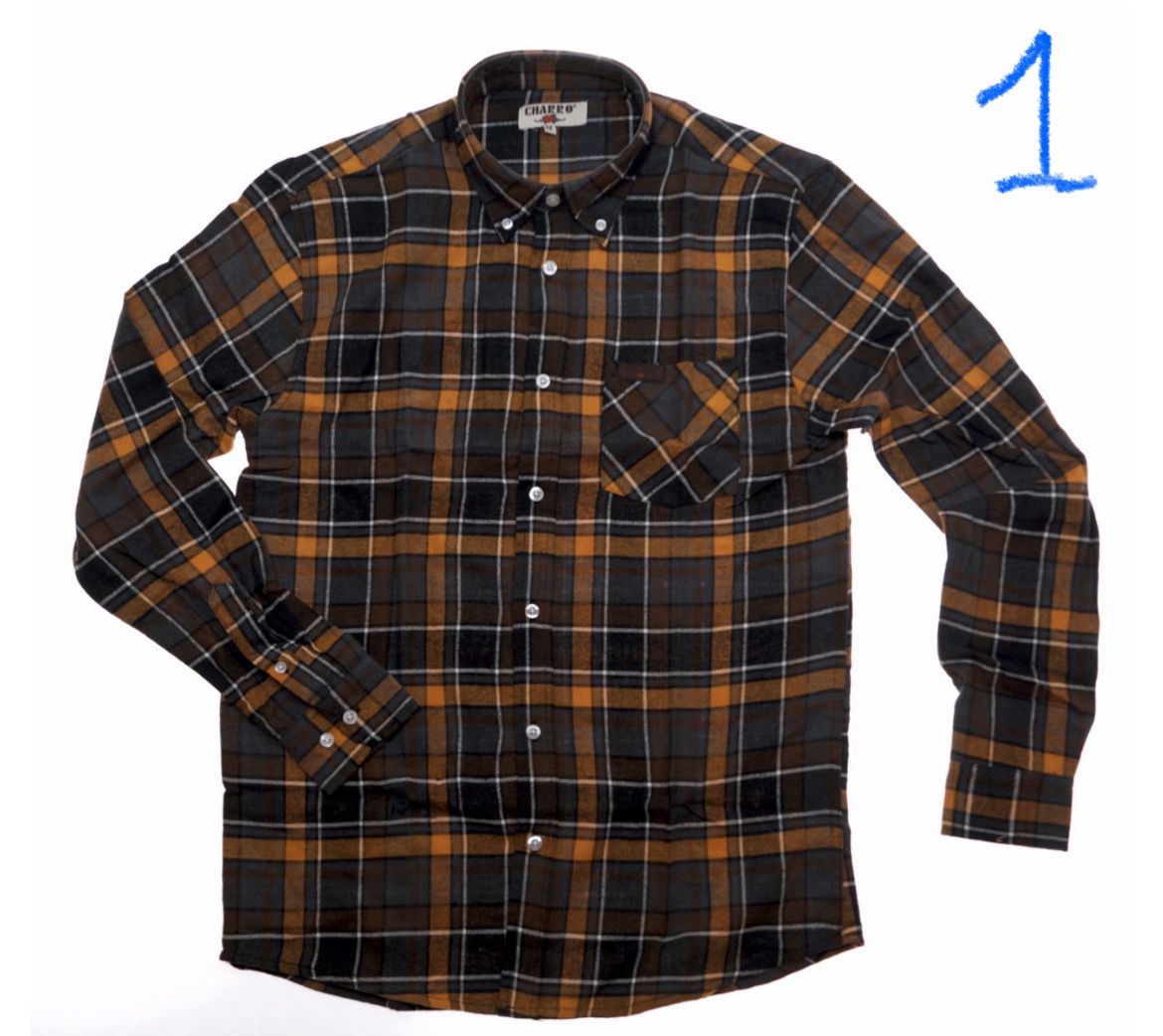 Camicia flanella cotone 100%