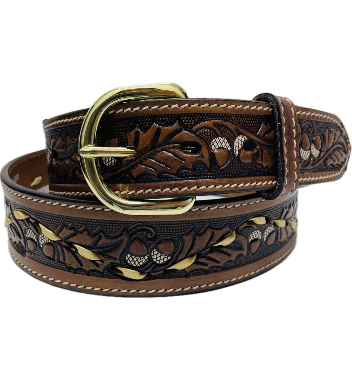 CINTURA EL CHARRO E266 TEMA GHIANDE, INFILATA AD ONDA